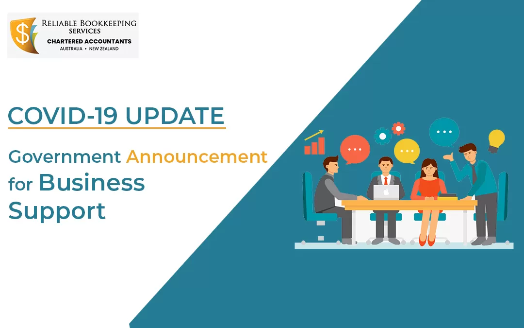 government announcement for business support