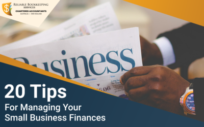 20 Tips for Managing Your Small Business Finances