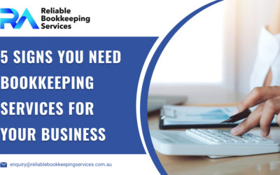 5 Signs You Need Bookkeeping Services for Your Business