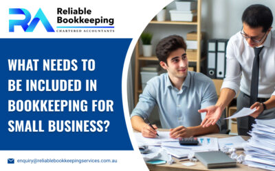 What needs to be included in Bookkeeping for Small Business?