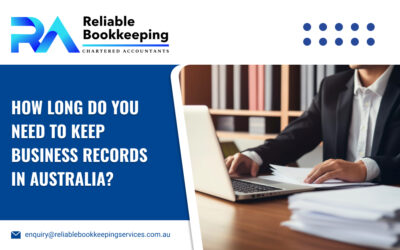 How long do you need to keep business records in Australia?
