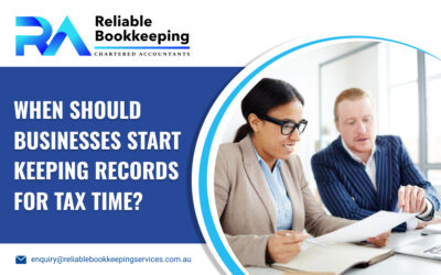 When Should Businesses Start Keeping Records for Tax Time?